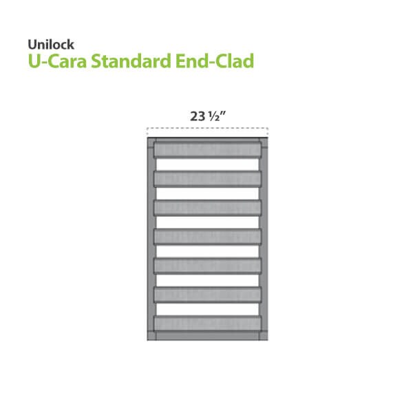 U-Cara Modular System End-Clad